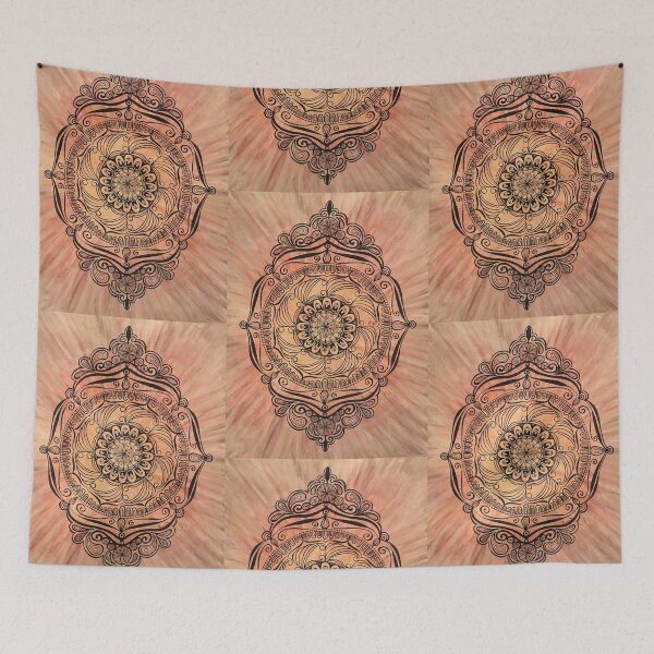 Artikelvorschau, Feuer Blaze Mandala, Zendala entworfen und verkauft von ACarlo.