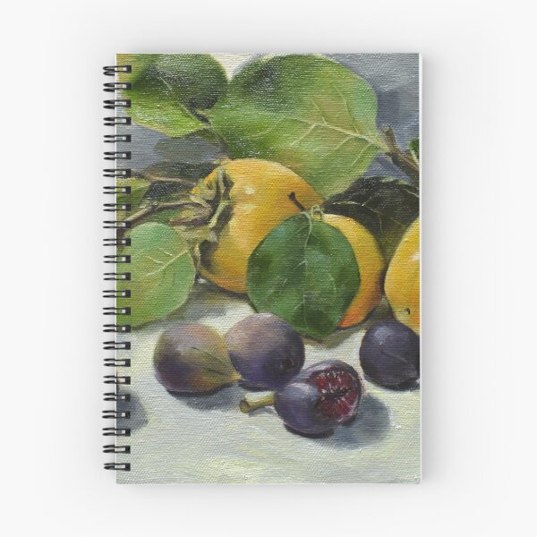 Item preview, Still life Kinglet persimmons, figs and leaves.   designed and sold by Kabira77.