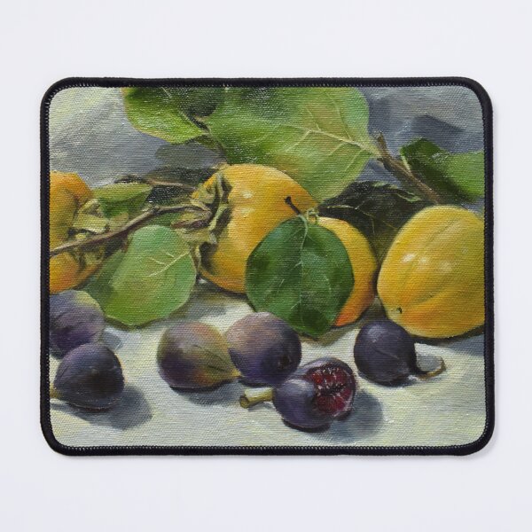 Item preview, Still life Kinglet persimmons, figs and leaves.   designed and sold by Kabira77.