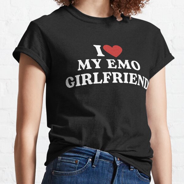 Love Emo Boys Heart Trendy Egirl Eboy GF Aesthetic Vibe T-Shirt