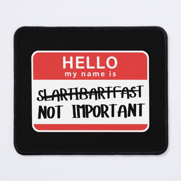Item preview, HHGTTG - Hello My Name is Slartibartfast designed and sold by humnoo.