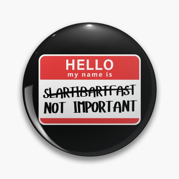 Item preview, HHGTTG - Hello My Name is Slartibartfast designed and sold by humnoo.