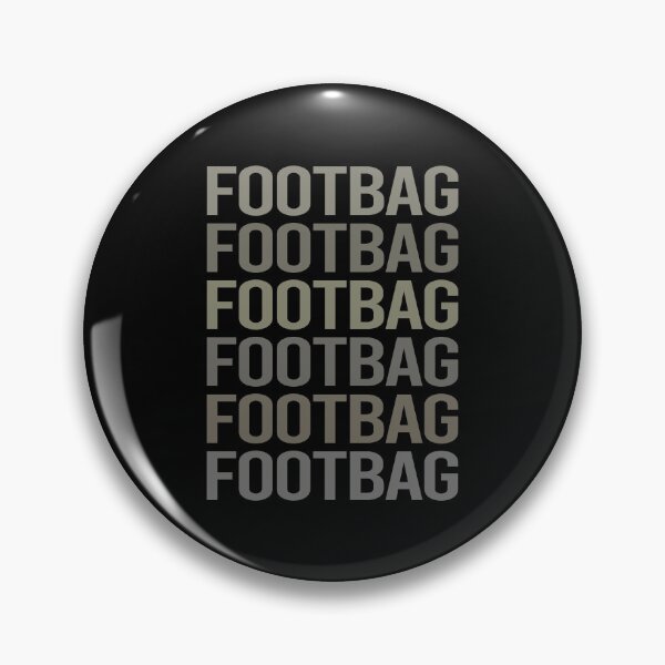 Item preview, Gray Text Art Footbag Hacky Sack Sacker designed and sold by StoreCalamity.