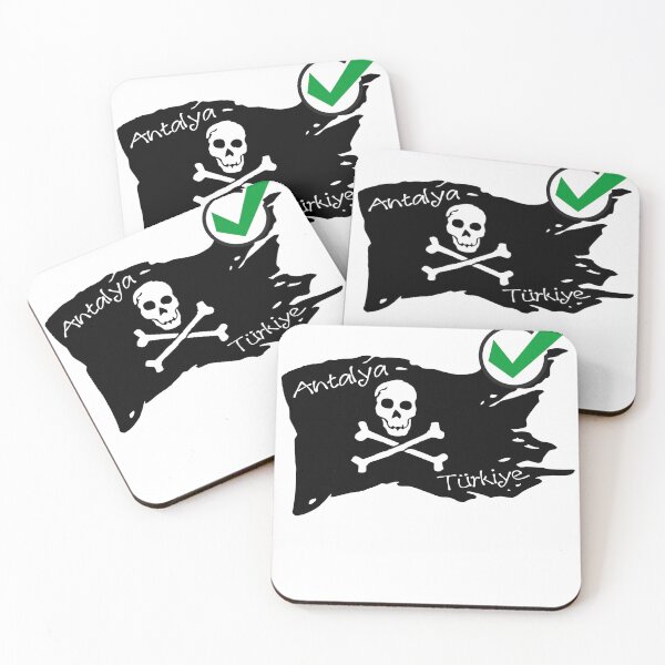 Item preview, Flag antalya turkey - Pirate society designed and sold by WhereIsTravis.