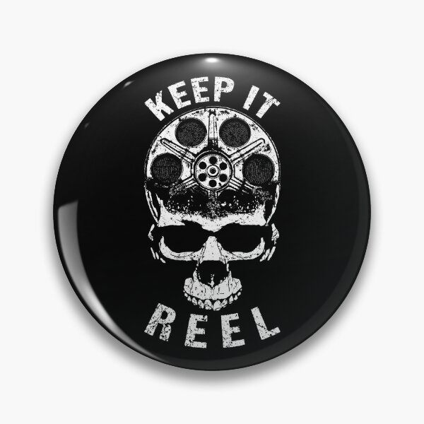Item preview, Movie Director Filmmaker Keep It Reel Halloween Film Skull designed and sold by GrandeDuc.
