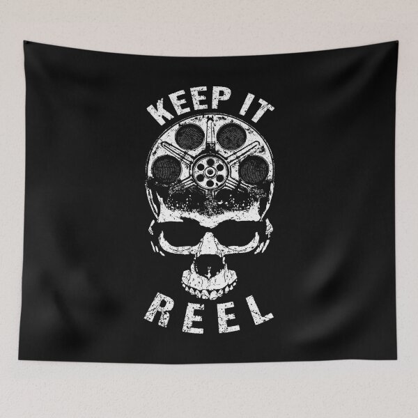 Item preview, Movie Director Filmmaker Keep It Reel Halloween Film Skull designed and sold by GrandeDuc.