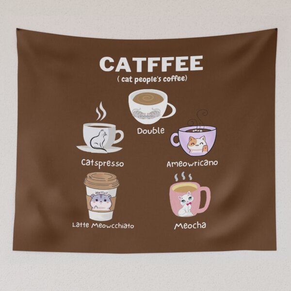 Item preview, Coffee And Cat Pack - Catfee Cat Puns designed and sold by Nero9o.