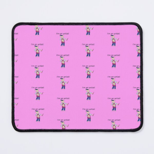 Item preview, Artist! I'm an artist, left handed pig painter, pink artist. designed and sold by PiggingJapan.