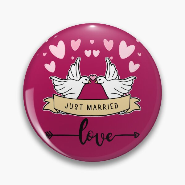 Item preview, Just Married Couples Gift  designed and sold by Quirky Dez.