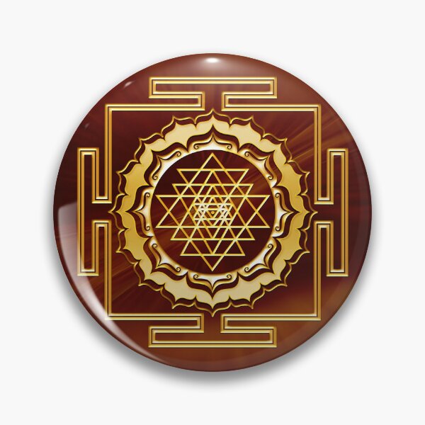 Item preview, Shri Yantra, Cosmic Energy Conductor, Lotus Flower, Buddhism designed and sold by nitty-gritty.