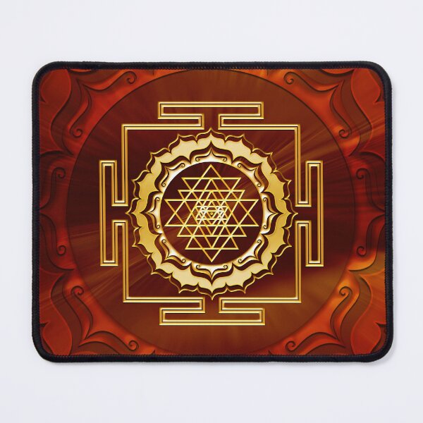 Item preview, Shri Yantra, Cosmic Energy Conductor, Lotus Flower, Buddhism designed and sold by nitty-gritty.