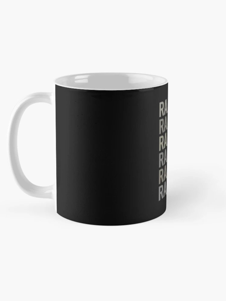 Thumbnail 5 of 6, Coffee Mug, Gray Text Art Rapping Rap Rapper designed and sold by StoreCalamity.
