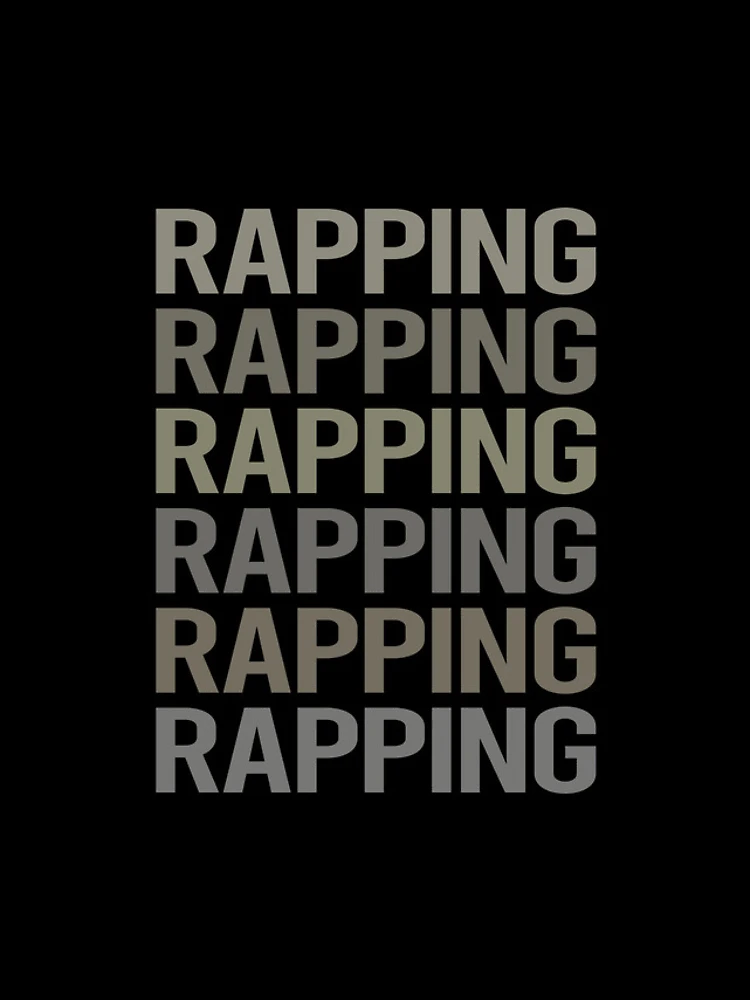 Thumbnail 4 of 4, iPhone Case, Gray Text Art Rapping Rap Rapper designed and sold by StoreCalamity.