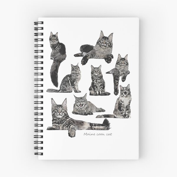 Item preview, Maine coon |Watercolor collection | Cat collection designed and sold by tamilstickers.