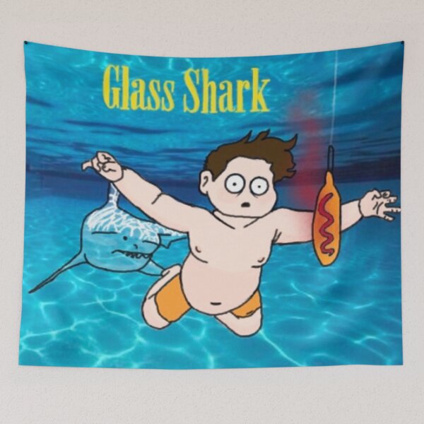 Item preview, Glass Shark - MBMBAM designed and sold by Sam Schneble.