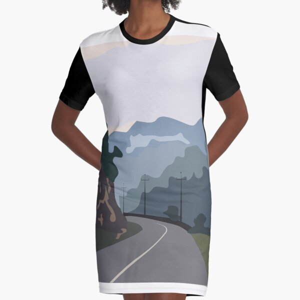paisaje montañoso del norte de Irán Vestido camiseta