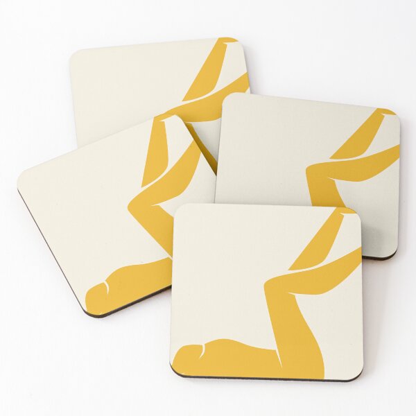 Item preview, Yellow Women Henri Style Nudes Sexy Body Figure Poster designed and sold by najamhans.