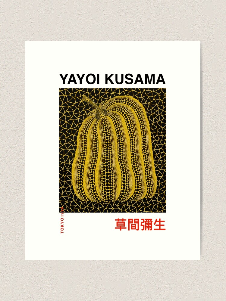 Yayoi Kusama Yellow Coloured Pumpkin, Kusama 190 (Signed Print) 1994