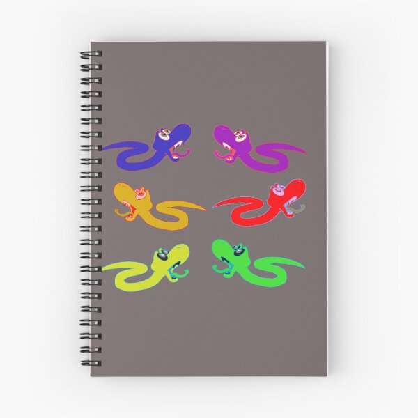 Item preview, Six Slithering Slippery Snakes Rainbow Essential Pack Pattern designed and sold by SpaceQueenKee ⭐️⭐️⭐️⭐️⭐️.