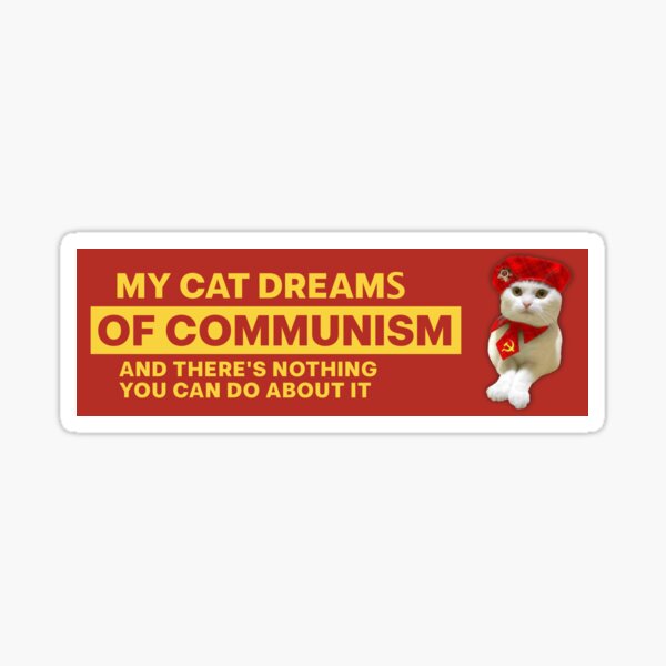 communist car sticker