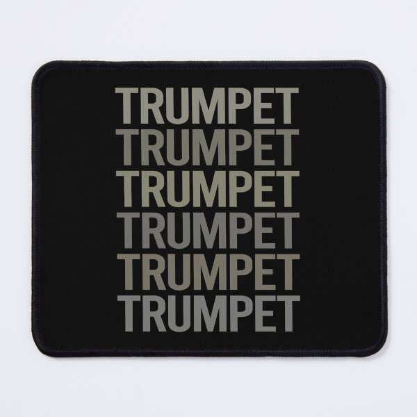 Item preview, Gray Text Art Trumpet designed and sold by StoreCalamity.