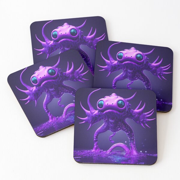 Item preview, Cute purple monster designed and sold by wadelcl.
