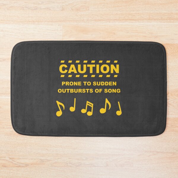 Item preview, Caution Prone to Sudden Outbursts of Song designed and sold by OliverSchmidtd.