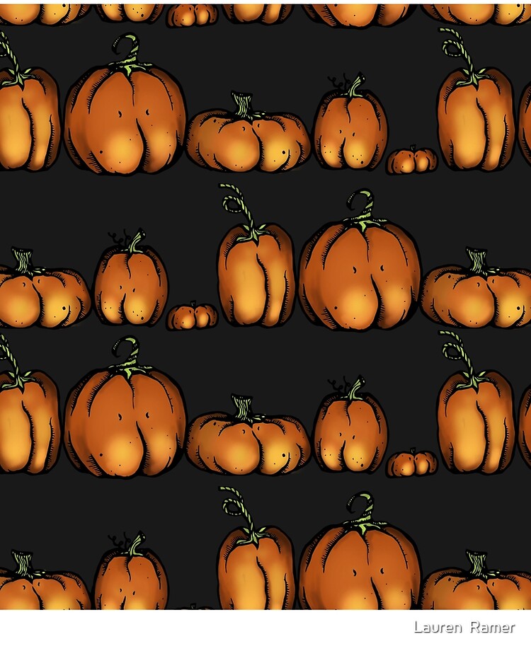  Southern Sisters Orange Pumpkin Halloween Booty Short