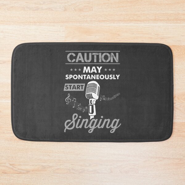 Item preview, Caution Singing - Cool Funny Musician Rock Band Singer Singing Loe uotes Sayings designed and sold by OliverSchmidtd.