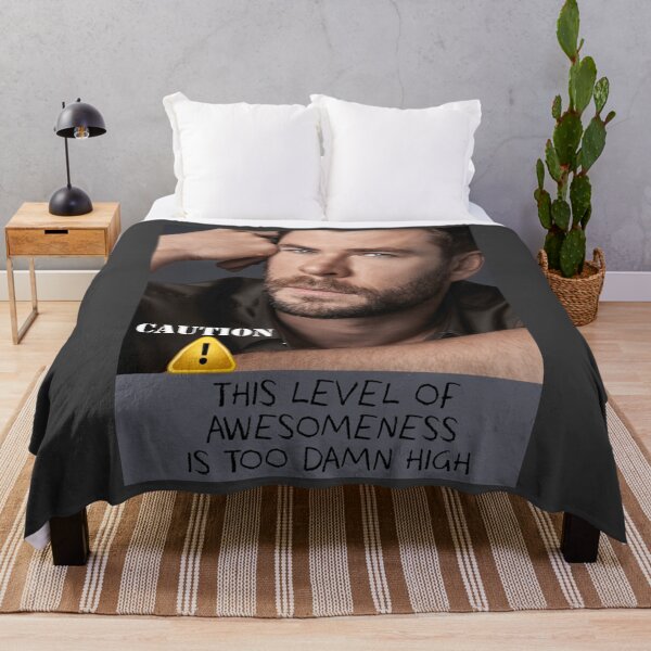 Item preview, caution! (chris hemsworth) designed and sold by OliverSchmidtd.