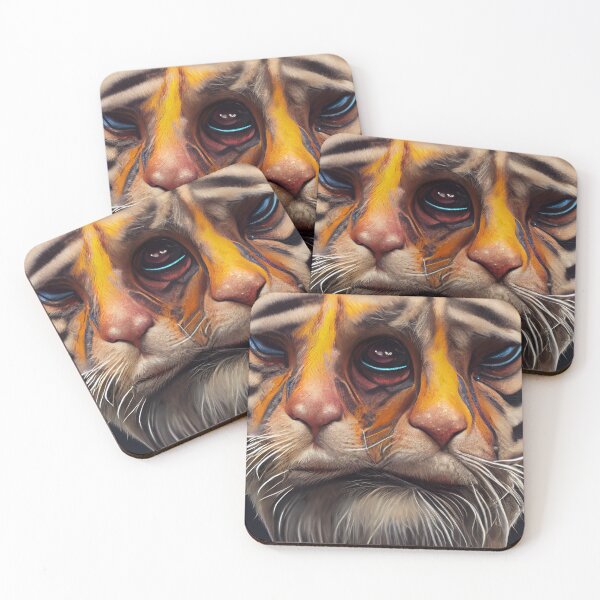Item preview, Two-faced Tiger - Created by AI designed and sold by Created-by-AI.