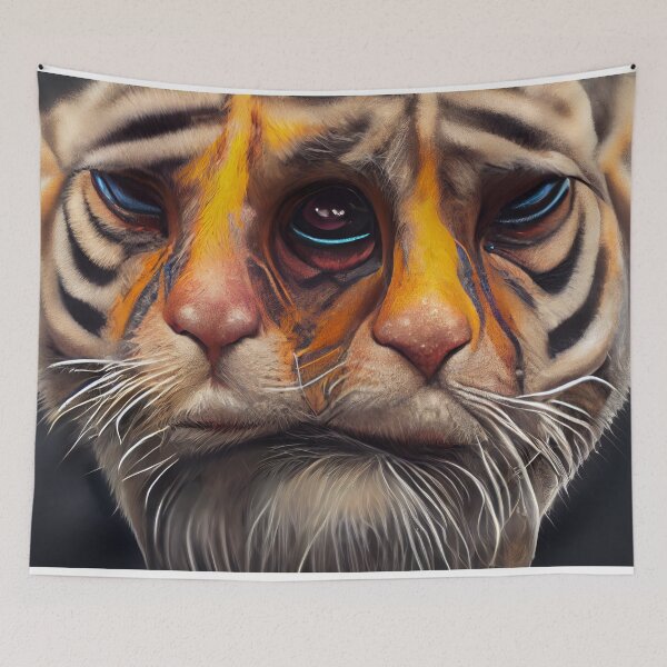 Item preview, Two-faced Tiger - Created by AI designed and sold by Created-by-AI.