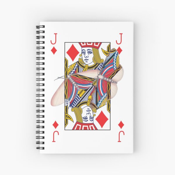 Jack of Diamonds Spiral Notebook