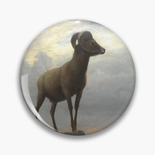 Item preview,  Albert Bierstadt Study of a Bighorn Ram designed and sold by OldTimeArt.