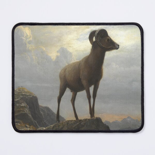 Item preview, Albert Bierstadt Study of a Bighorn Ram designed and sold by OldTimeArt.