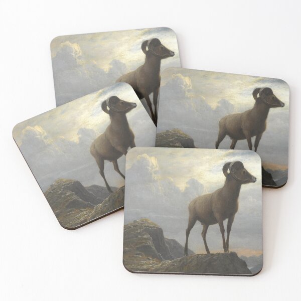 Item preview,  Albert Bierstadt Study of a Bighorn Ram designed and sold by OldTimeArt.