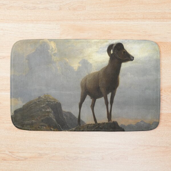 Item preview,  Albert Bierstadt Study of a Bighorn Ram designed and sold by OldTimeArt.