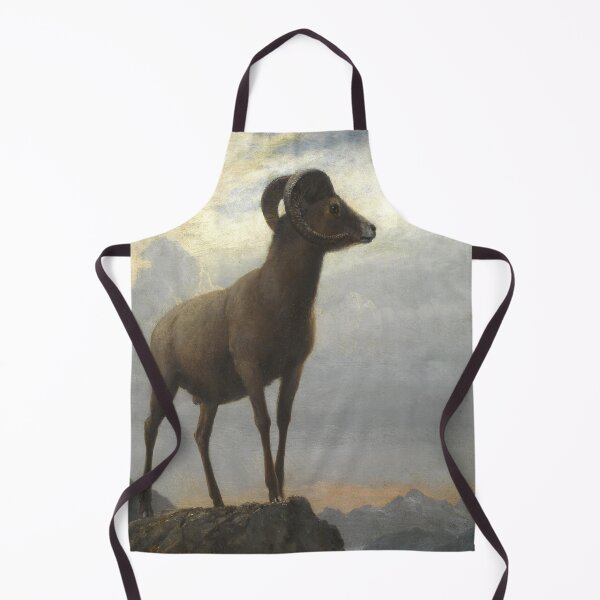 Item preview, Albert Bierstadt Study of a Bighorn Ram designed and sold by OldTimeArt.
