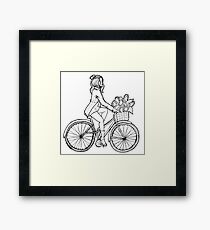 Baskets, Buns, and Bicycles Framed Print