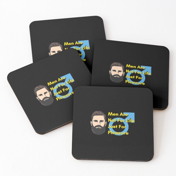 Item preview, Men are not for life just for pleasure, man with mustache designed and sold by pookamon14.