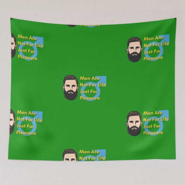 Item preview, Men are not for life just for pleasure, man with mustache designed and sold by pookamon14.