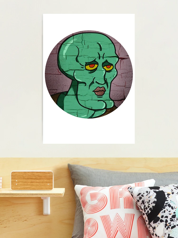 Handsome Squidward - Spongebob Photographic Print for Sale by