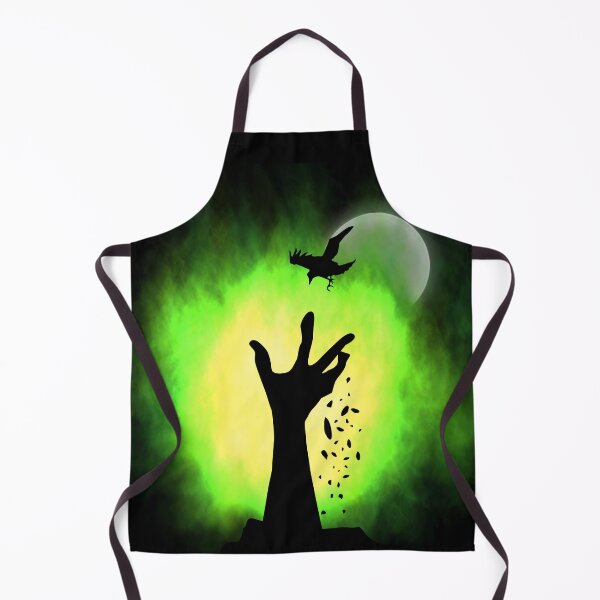 Item preview, Creepy Moonlit zombie hand with full moon and crow designed and sold by ditzy-designs.