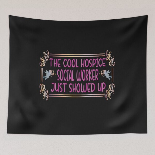 Item preview, the cool hospice Social Worker just showed up designed and sold by lookslooks.