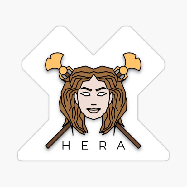 Hera, the Queen of all the Gods Sticker for Sale by nzanzuh