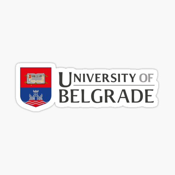 University Of Belgrade Sticker For Sale By Merchbd Redbubble 7658