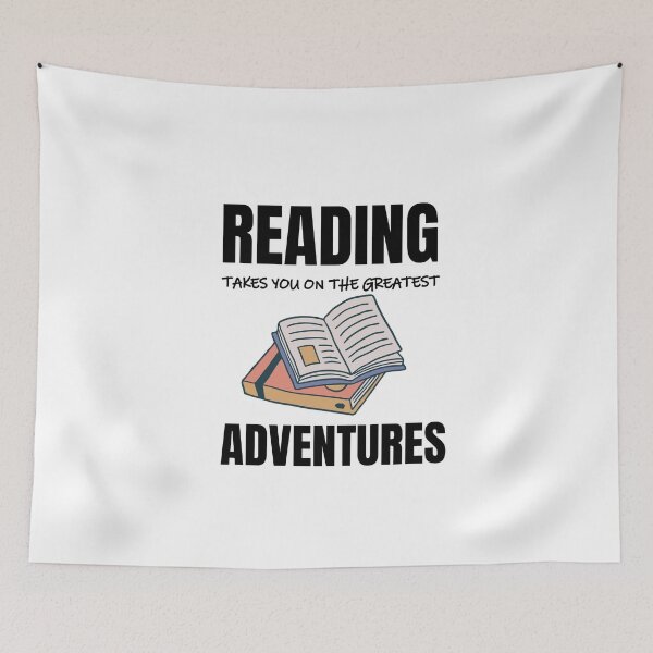 Item preview, Reading Takes You On The Greatest Adventures - Reading Quote designed and sold by ICbestshop.