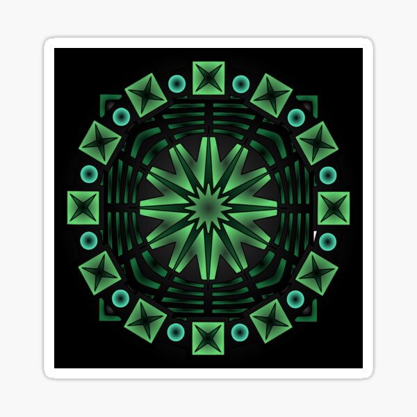 Pattern Mandalas 072 (Style:2) Sticker
