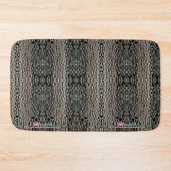 Item preview, Faux Snakeskin, Shattered Stained Glass, Condensation, Tribal Mandala-style Mosaic Pattern - Dark Olive, Brown, Beige - Vicki Hadfield designed and sold by Printable Pressies.