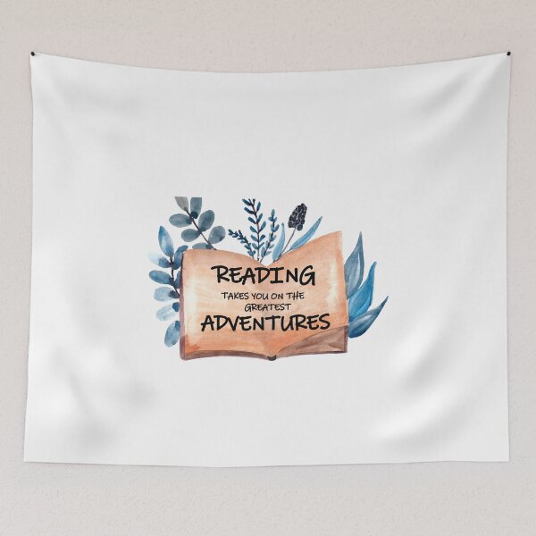Item preview, Reading Takes You On The Greatest Adventures - Reading Quote designed and sold by ICbestshop.